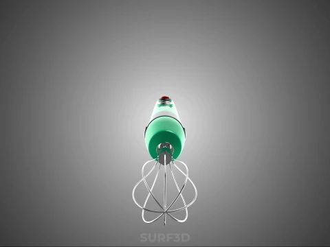 HAND ELECTRIC TOOL STIRRER SPRING WHISK MIXER BLENDER EGG BEATER 3D Model