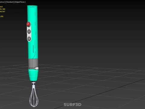 HAND ELECTRIC TOOL STIRRER SPRING WHISK MIXER BLENDER EGG BEATER 3D Model