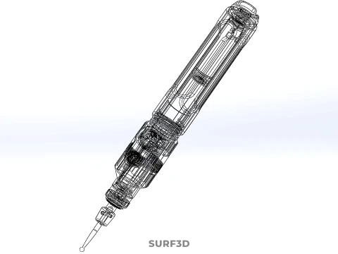 ENGRAVER TOOL PEN ENGRAVING ENGRAVE DIAMOND BALL BURR TIP HEAD 3D Model