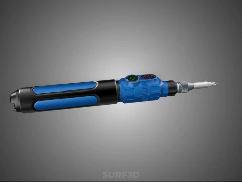 POWER ELECTRIC CORDLESS HANDHELD SCREWDRIVER SCREW DRIVER PEN 3D Model