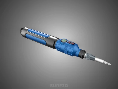 POWER ELECTRIC CORDLESS HANDHELD SCREWDRIVER SCREW DRIVER PEN 3D Model