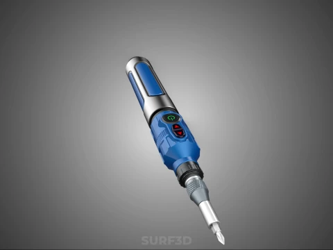 POWER ELECTRIC CORDLESS HANDHELD SCREWDRIVER SCREW DRIVER PEN 3D Model