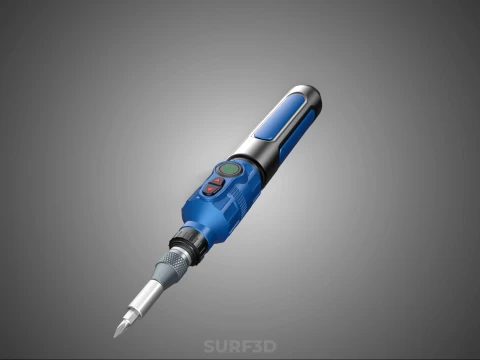 POWER ELECTRIC CORDLESS HANDHELD SCREWDRIVER SCREW DRIVER PEN 3D Model