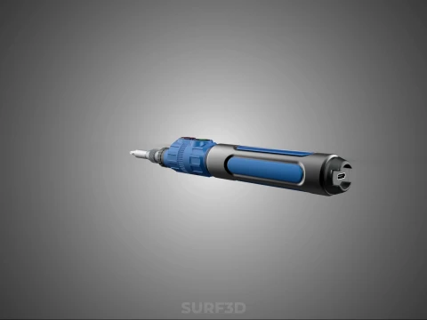 POWER ELECTRIC CORDLESS HANDHELD SCREWDRIVER SCREW DRIVER PEN 3D Model