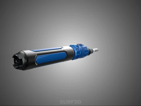 POWER ELECTRIC CORDLESS HANDHELD SCREWDRIVER SCREW DRIVER PEN 3D Model