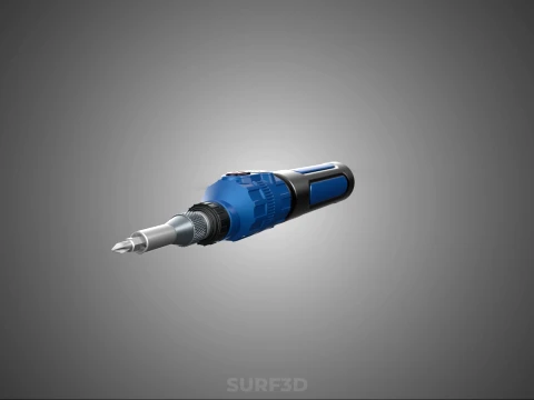 POWER ELECTRIC CORDLESS HANDHELD SCREWDRIVER SCREW DRIVER PEN 3D Model