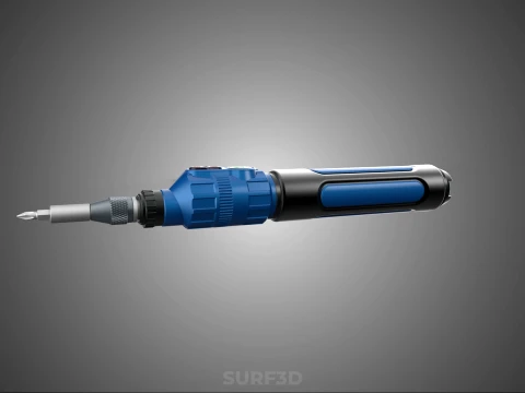 POWER ELECTRIC CORDLESS HANDHELD SCREWDRIVER SCREW DRIVER PEN 3D Model