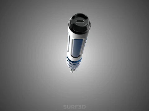 POWER ELECTRIC CORDLESS HANDHELD SCREWDRIVER SCREW DRIVER PEN 3D Model