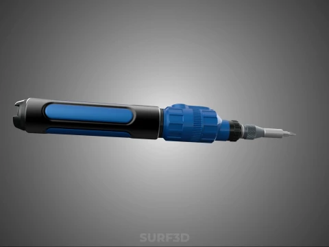 POWER ELECTRIC CORDLESS HANDHELD SCREWDRIVER SCREW DRIVER PEN 3D Model