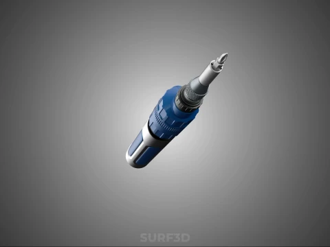 POWER ELECTRIC CORDLESS HANDHELD SCREWDRIVER SCREW DRIVER PEN 3D Model