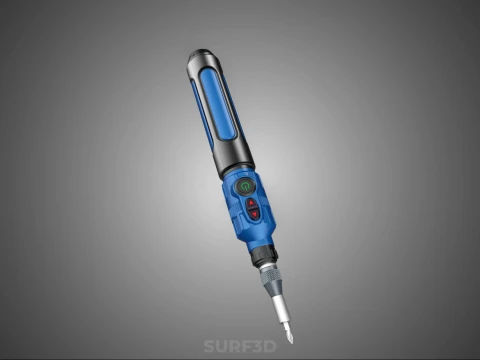 POWER ELECTRIC CORDLESS HANDHELD SCREWDRIVER SCREW DRIVER PEN 3D Model