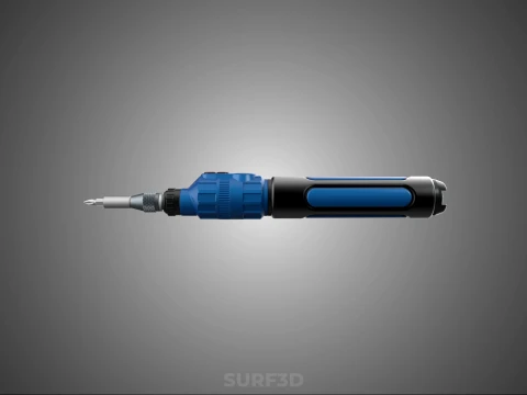 POWER ELECTRIC CORDLESS HANDHELD SCREWDRIVER SCREW DRIVER PEN 3D Model