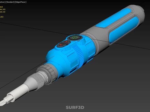 POWER ELECTRIC CORDLESS HANDHELD SCREWDRIVER SCREW DRIVER PEN 3D Model