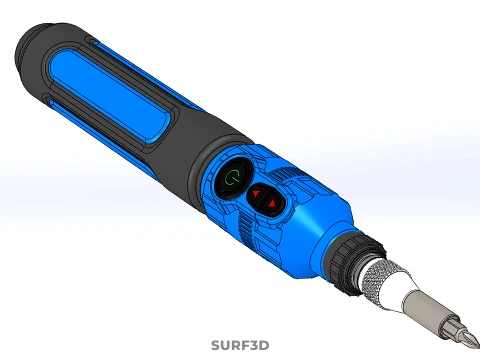 POWER ELECTRIC CORDLESS HANDHELD SCREWDRIVER SCREW DRIVER PEN 3D Model