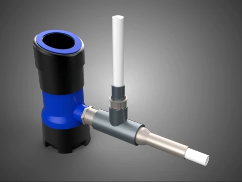 SUBMERSIBLE WATER PUMP VENTURI AERATION PIPING INJECTOR SYSTEM 3D Model