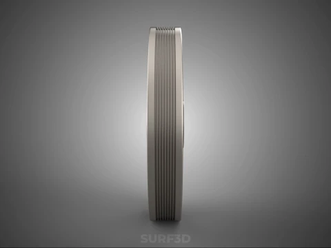 5 SPOKE FLYWHEEL V BELT PULLEY ENGINE TRANSMISSION FLY WHEEL RIM 3D Model