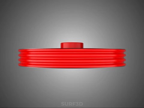 8 HOLE FLYWHEEL V BELT PULLEY ENGINE TRANSMISSION FLY WHEEL RIM 3D Model