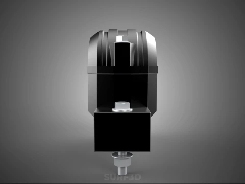 PILLOW BLOCK BEARING HOUSING SPLIT PLUMMER MOUNTING SUPPORT UNIT 3D Model
