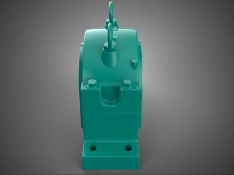 PILLOW BLOCK BEARING SPHERICAL ROLLER HOUSING SPLIT PLUMMER UNIT 3D Model