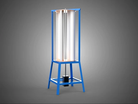 SAVONIUS VAWT VERTICAL AXIS WIND TURBINE WINDMILL GENERATOR DIY Modelo 3D