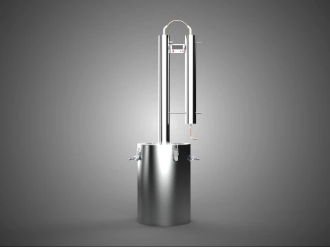 MULTI-PURPOSE HOME BREWING STILL DISTILLING DISTILLER COLUMN KIT 3D Modell