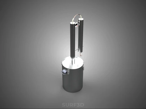 MULTI-PURPOSE HOME BREWING STILL DISTILLING DISTILLER COLUMN KIT 3D Model