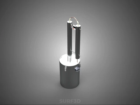 MULTI-PURPOSE HOME BREWING STILL DISTILLING DISTILLER COLUMN KIT 3D Model