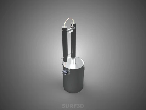 MULTI-PURPOSE HOME BREWING STILL DISTILLING DISTILLER COLUMN KIT 3D Model