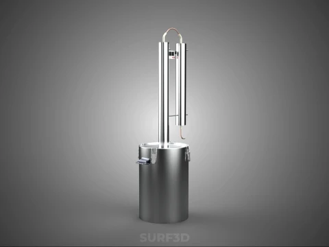 MULTI-PURPOSE HOME BREWING STILL DISTILLING DISTILLER COLUMN KIT 3D Model