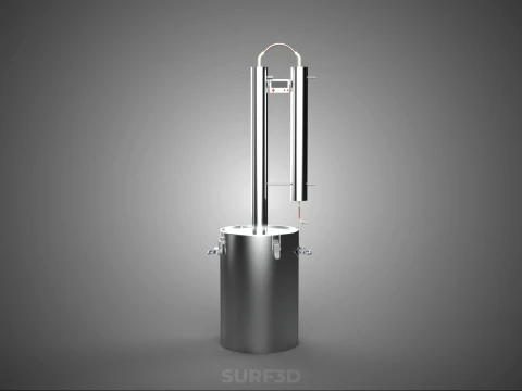 MULTI-PURPOSE HOME BREWING STILL DISTILLING DISTILLER COLUMN KIT 3D Model