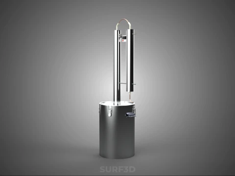 MULTI-PURPOSE HOME BREWING STILL DISTILLING DISTILLER COLUMN KIT 3D Model