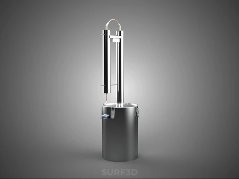 MULTI-PURPOSE HOME BREWING STILL DISTILLING DISTILLER COLUMN KIT 3D Model