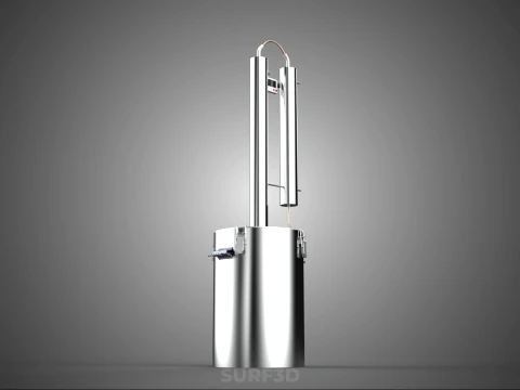 MULTI-PURPOSE HOME BREWING STILL DISTILLING DISTILLER COLUMN KIT 3D Model