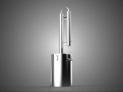 MULTI-PURPOSE HOME BREWING STILL DISTILLING DISTILLER COLUMN KIT 3D Model