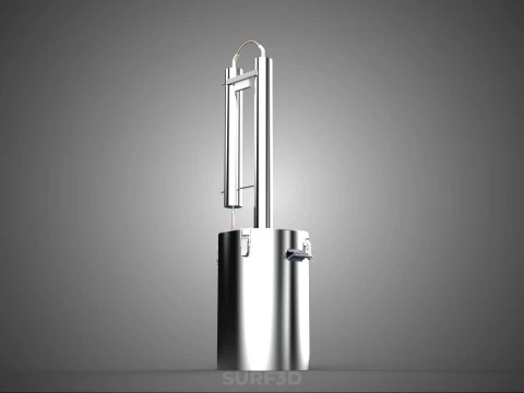 MULTI-PURPOSE HOME BREWING STILL DISTILLING DISTILLER COLUMN KIT 3D Model