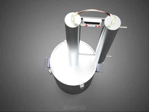 MULTI-PURPOSE HOME BREWING STILL DISTILLING DISTILLER COLUMN KIT 3D Model