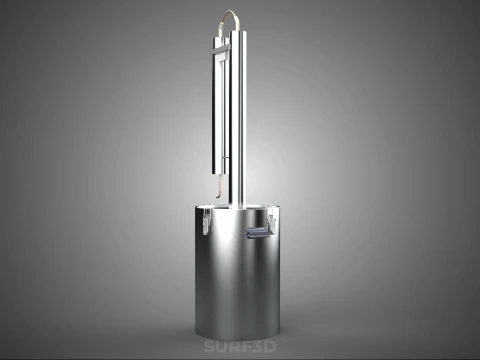 MULTI-PURPOSE HOME BREWING STILL DISTILLING DISTILLER COLUMN KIT 3D Model