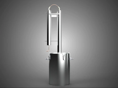 MULTI-PURPOSE HOME BREWING STILL DISTILLING DISTILLER COLUMN KIT 3D Model
