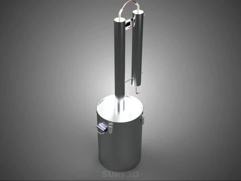 MULTI-PURPOSE HOME BREWING STILL DISTILLING DISTILLER COLUMN KIT 3D Model