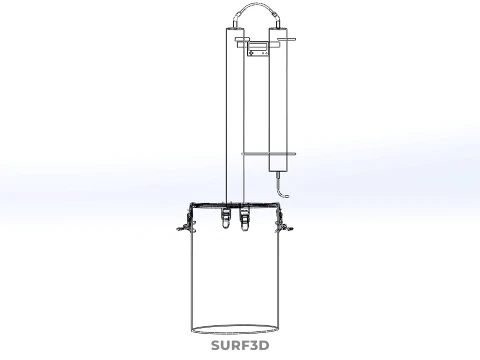 MULTI-PURPOSE HOME BREWING STILL DISTILLING DISTILLER COLUMN KIT 3D Model