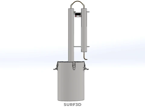 MULTI-PURPOSE HOME BREWING STILL DISTILLING DISTILLER COLUMN KIT 3D Model