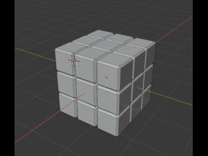 rubiks cube 3D Model