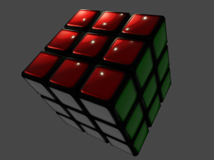 rubiks cube 3D 모델