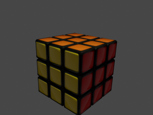 rubiks cube 3D मॉडल