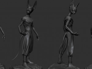 lord beerus 3Dプリントモデル