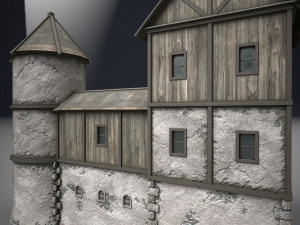 old house Model 3D