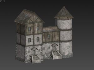 old house Model 3D