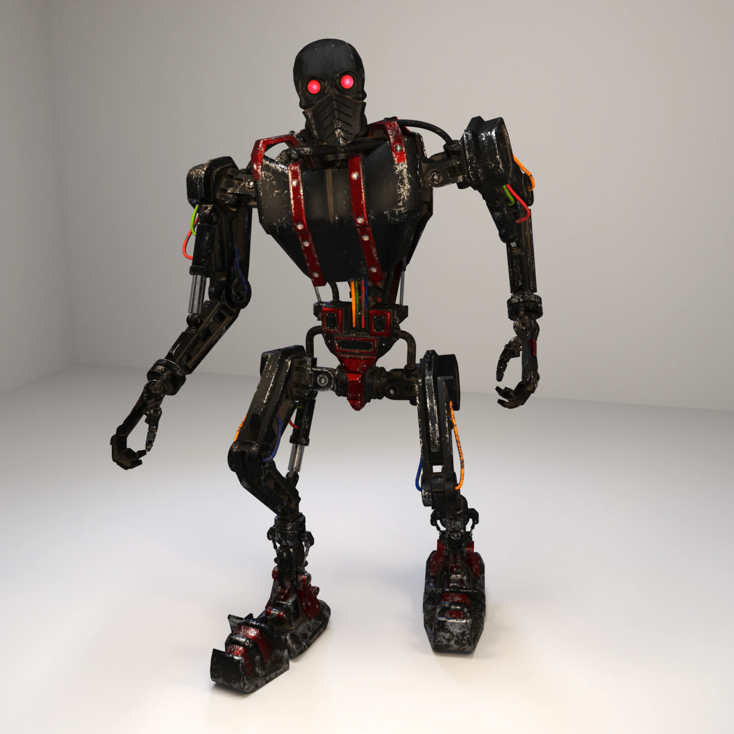 robot 3D Model .c4d .max .obj .3ds .fbx .stl .blend