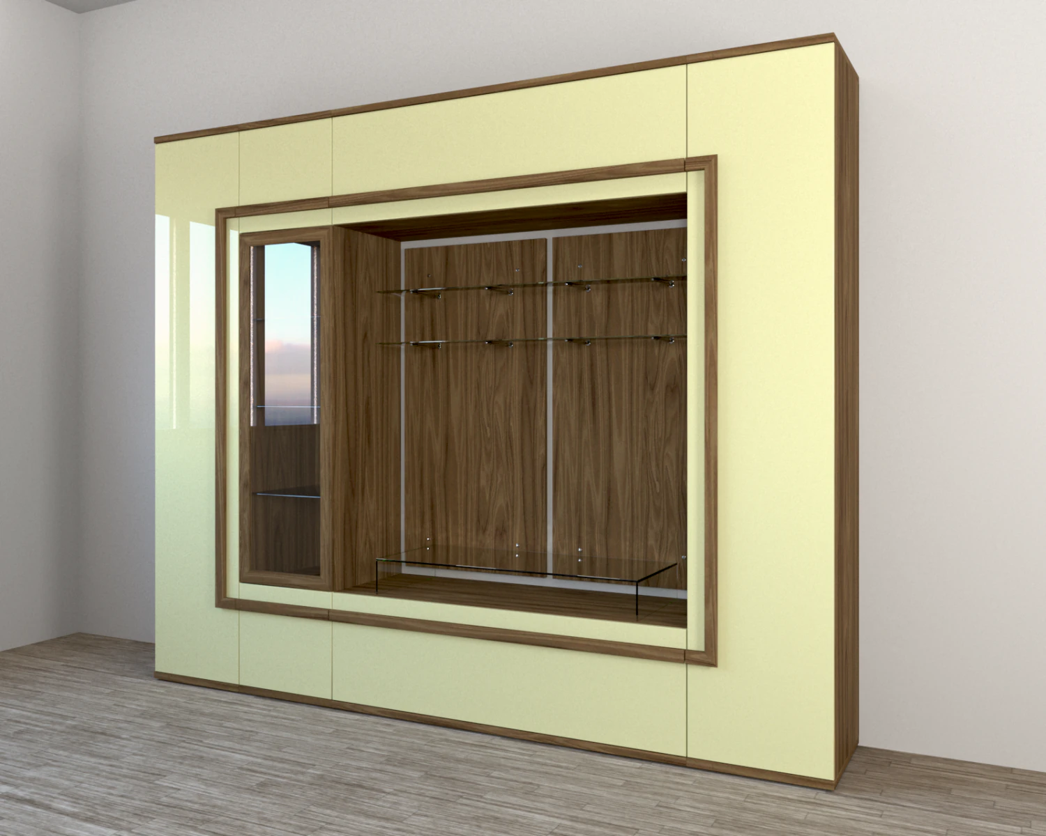 wall baileys shatura - wall for the living room 3D Model .c4d .max .obj .3ds .fbx .stl .blend