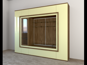wall baileys shatura - wall for the living room 3Dモデル